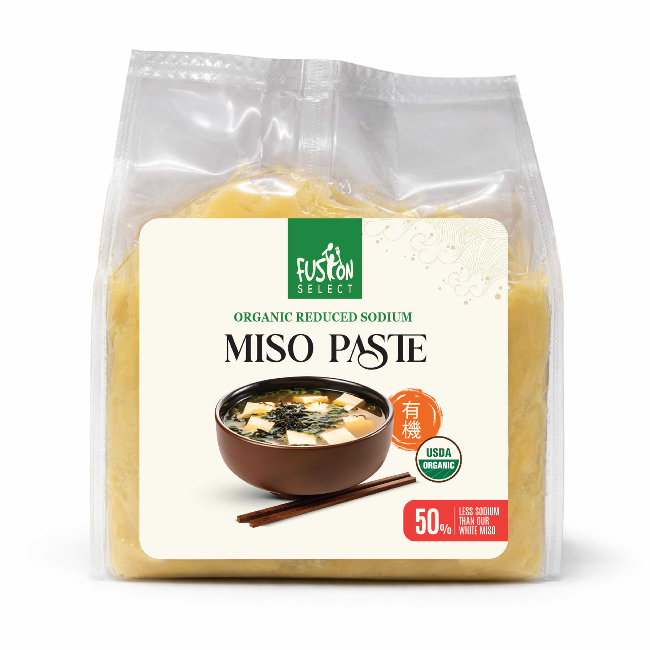 Amazon.com : Fusion Select Organic Reduced Sodium Miso Paste